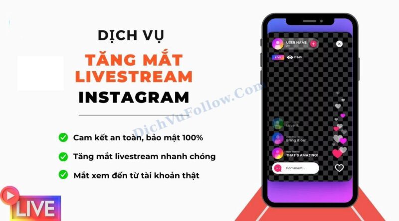 Dịch Vụ Tăng Mắt Livestream Chuyên Nghiệp