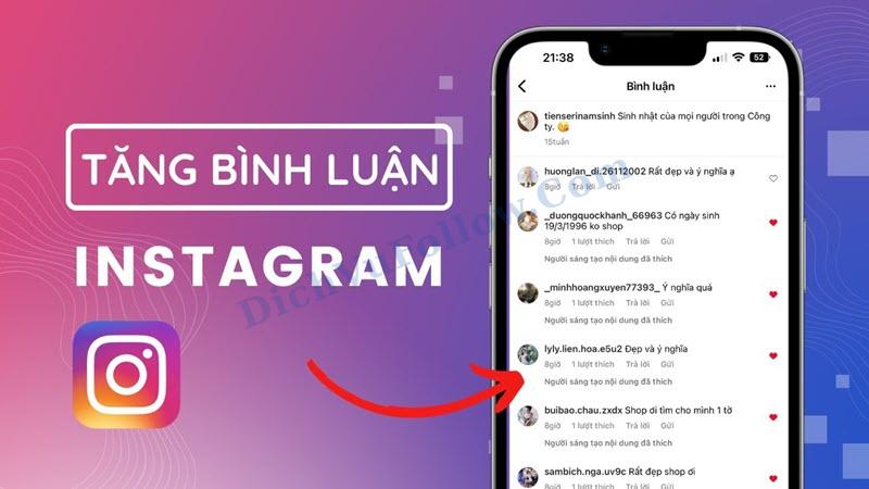 Tăng Comment Instagram Hiệu Quả, Tự Nhiên