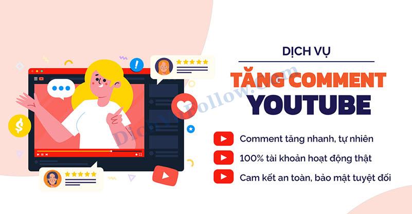 Dichvufollow.com - Tăng comment Youtube chất lượng