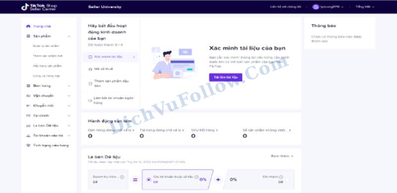 Chọn Xác minh tài liệu