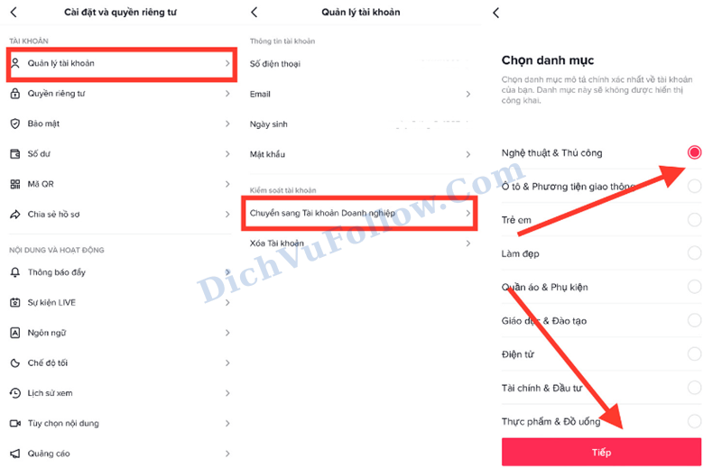 Cách Gắn Link Bio Trên TikTok