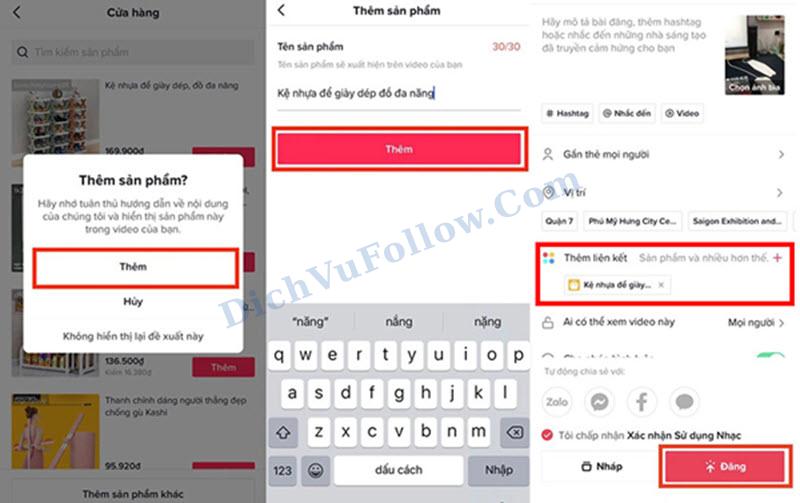 Gắn link affiliate đúng cách
