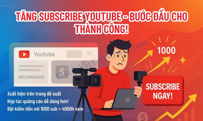 Lợi ích khi có nhiều lượt follow trên Youtube