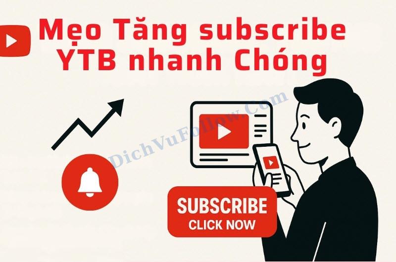 Các Cách Tăng Sub YouTube Phổ Biến