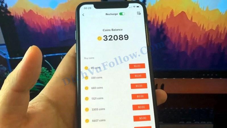 Nạp xu tiktok