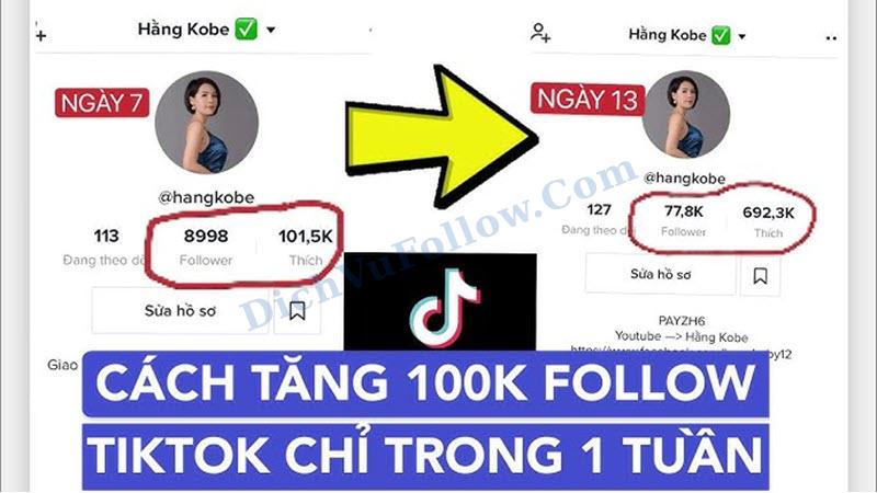 Tăng follow nhanh chóng với Dichvufollow.com