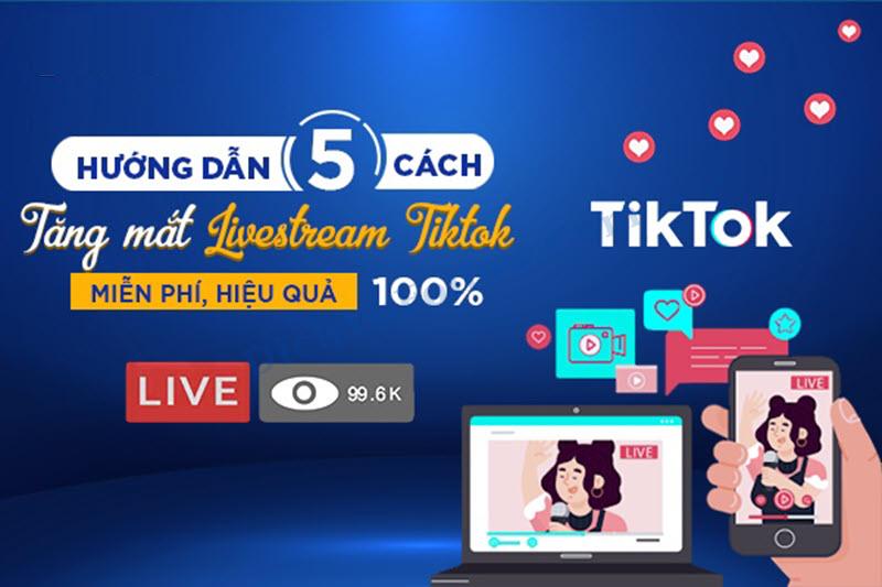 Cách tăng mắt Livestream Tiktok hiệu quả