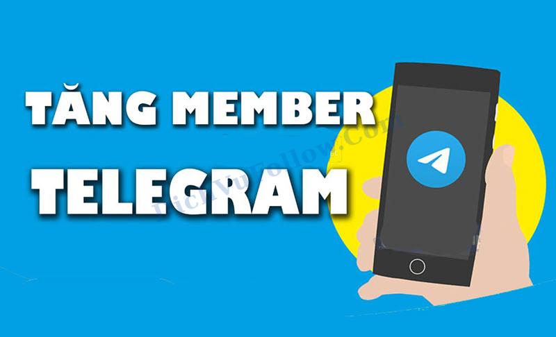 Dịch vụ tăng member nhóm Telegram an toàn, sử dụng tài khoản người thật 100%