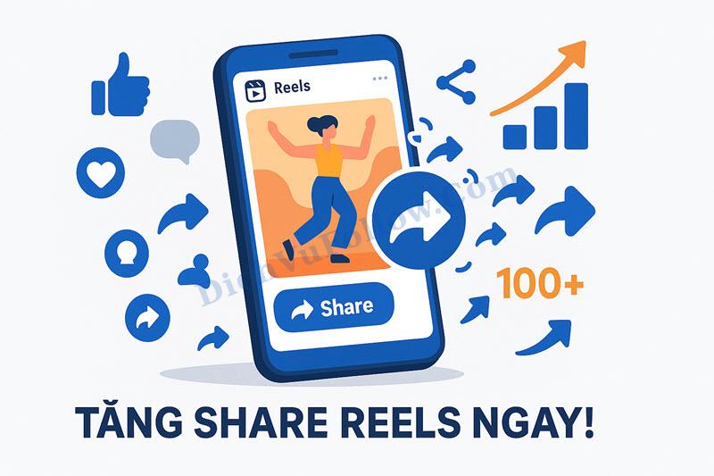 Các Cách Tăng Share Reel Facebook Hiệu Quả