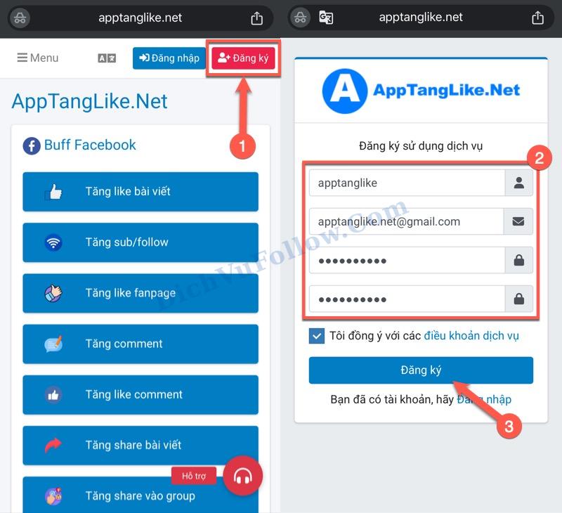 Đăng Ký Tài Khoản Miễn Phí