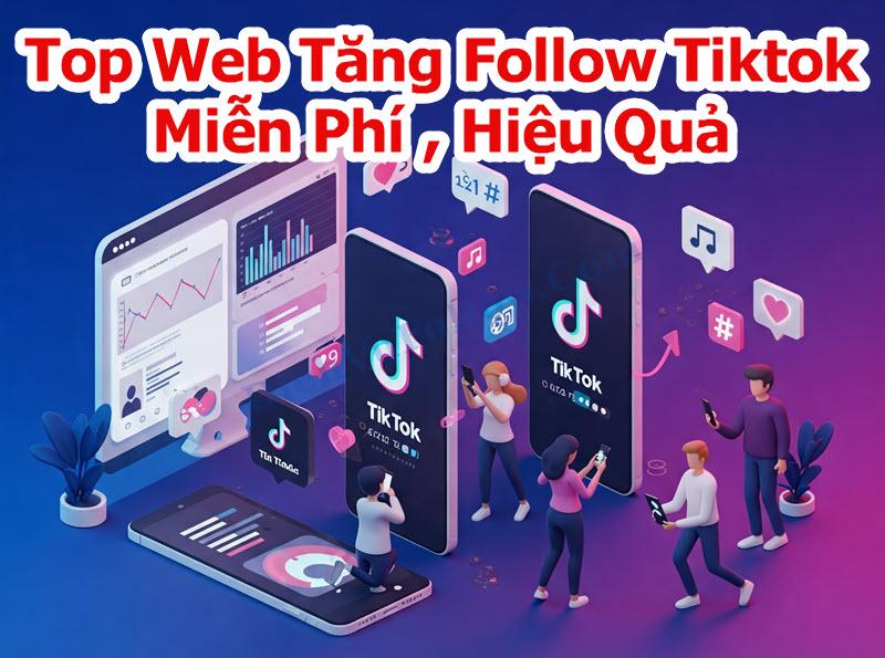 Cùng tìm hiểu các website Tăng Follow Tiktok hiệu quả