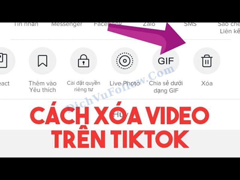 Tìm hiểu cách xóa video Tiktok đơn gián