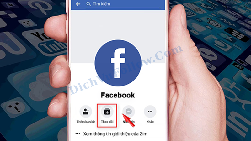 Cách Thức Ngậm Follow Người Khác