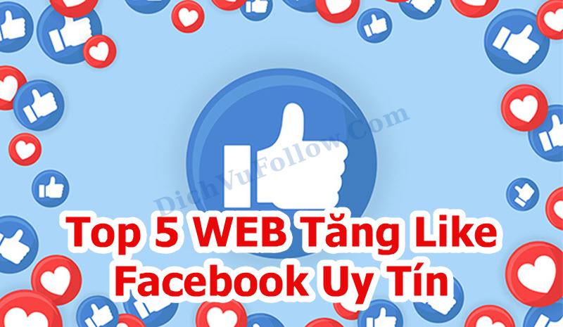 Khám phá ngày top 5 web tăng like Facebook Uy Tín