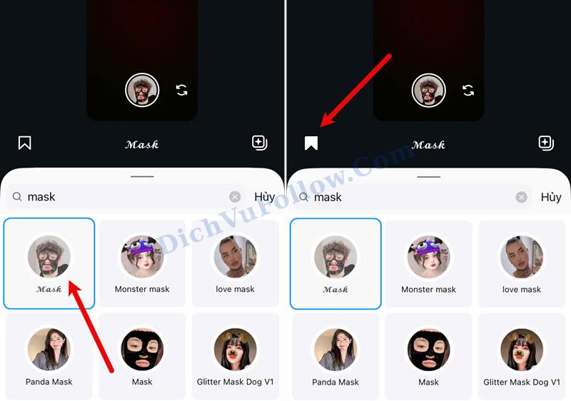 Lưu và áp dụng filter cho lần sau