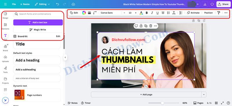 Chỉnh sửa và hoàn thiện ảnh thumbnail dành riêng cho kênh của bạn