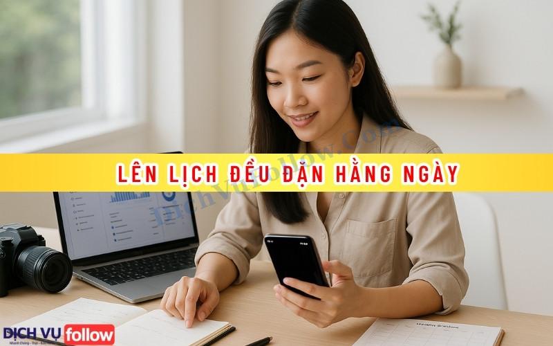 Sáng tạo nội dung giá trị & giữ lịch đăng bài đều đặn
