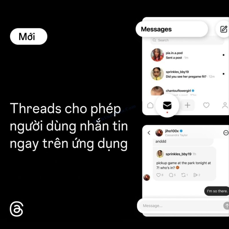 Nhắn tin trực tiếp (DMs)