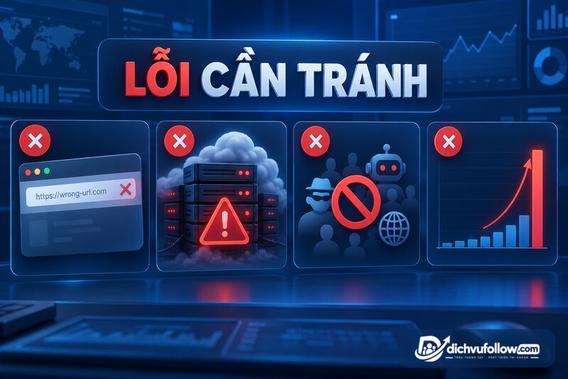 Những lỗi cần tránh khi mua traffic website