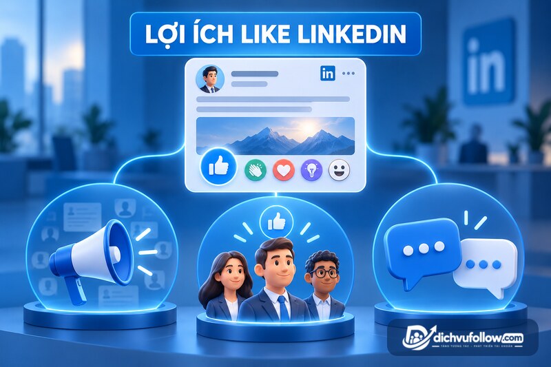 Lợi ích khi mua like LinkedIn cho bài viết