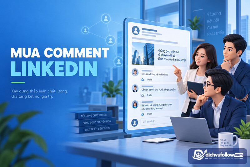 Mua comment LinkedIn đúng ngữ cảnh
