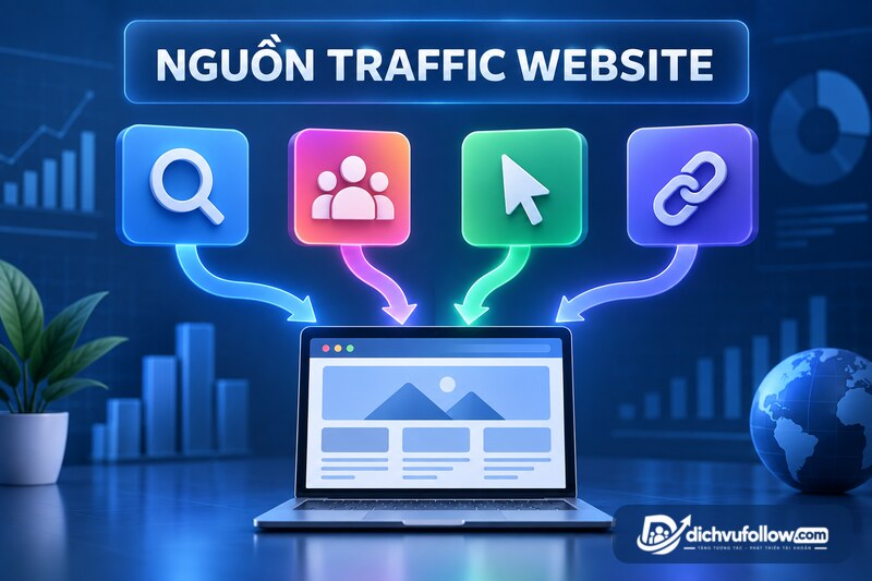 Các nguồn traffic website phổ biến
