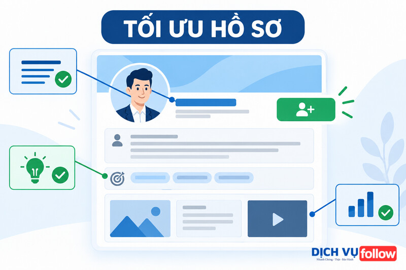 Tối ưu hồ sơ để tăng follow LinkedIn